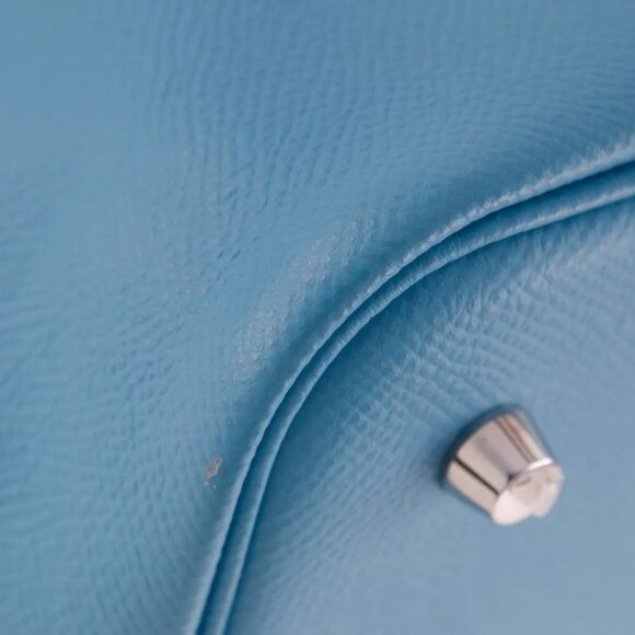 HERMES Picotin LockMM Handbag Tresage light blue Epsom Women - Picture 9 of 9